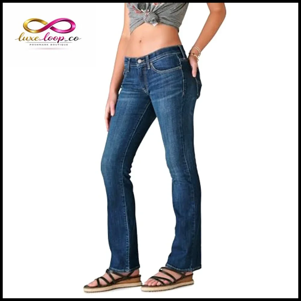 Mid Rise Bootcut Jeans, Classic Fit, Stretch Denim, Size 27 - Picture 5 of 7